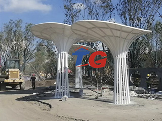 恒大陽光半島景觀<font color='red'>膜<font color='red'>結構工程</font></font>