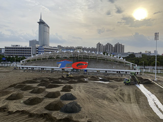 佛山樂從文化公園體育看臺<font color='red'>膜<font color='red'>結構工程</font></font>