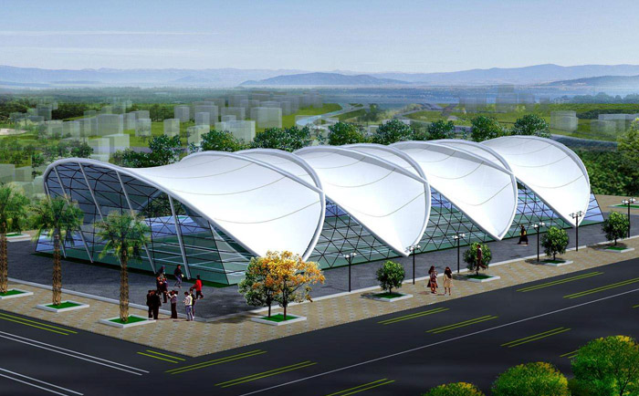 非充氣式張拉膜結構工程