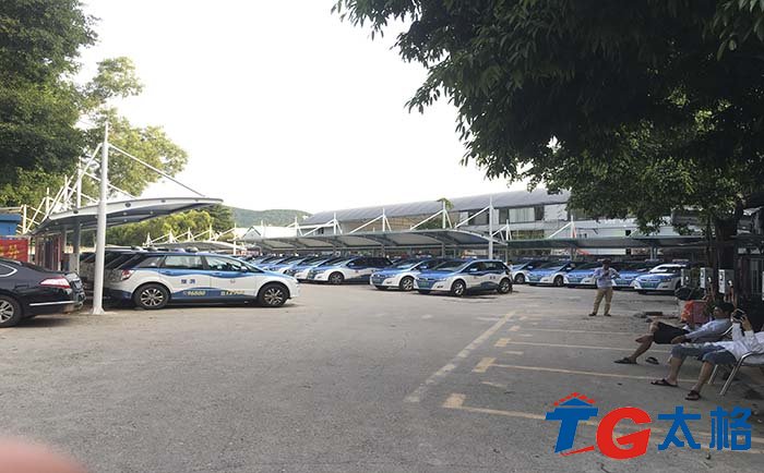 深圳青禾新能源充電樁膜結構工程