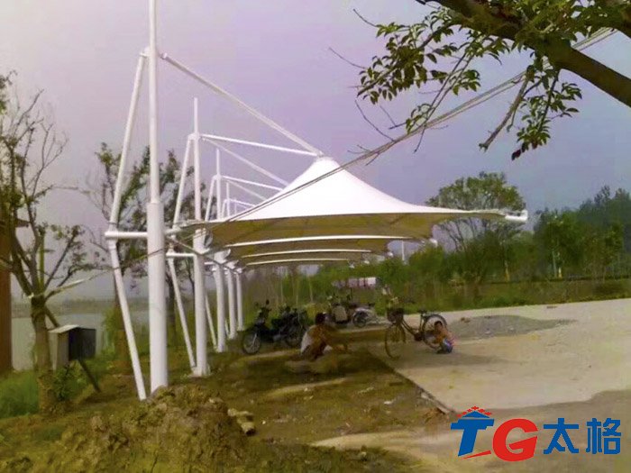 河南柘城景觀膜結構項目膜結構