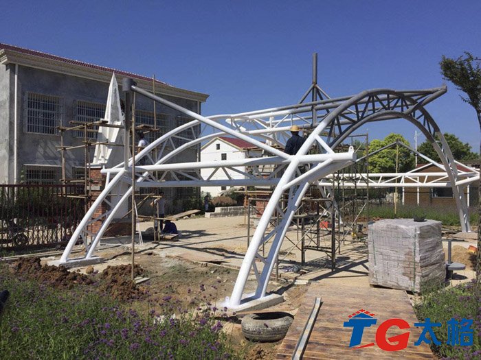 湖南岳陽鄉村之戀景觀膜結構工程