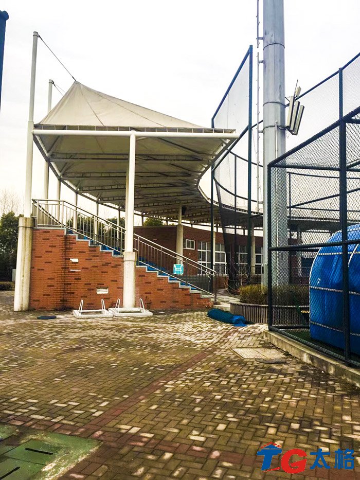 南京外國語學(xué)院棒球場(chǎng)看臺(tái)膜結(jié)構(gòu)工程