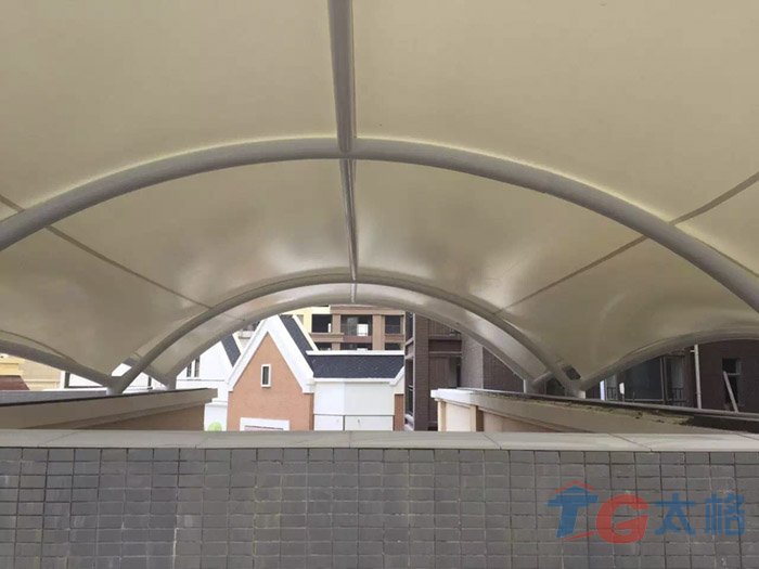 韶關翁源尚城陽光花園景觀膜結構工程
