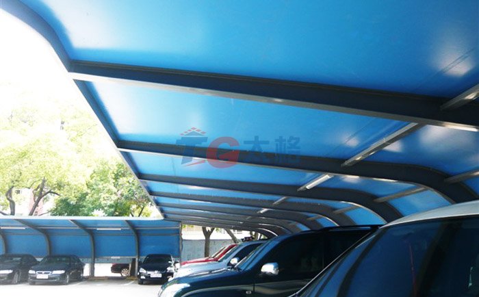 深圳華強(qiáng)北消防支隊(duì)膜結(jié)構(gòu)停車(chē)棚