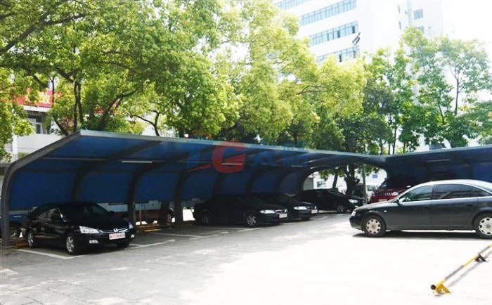 深圳華強(qiáng)北消防支隊(duì)膜結(jié)構(gòu)停車(chē)棚