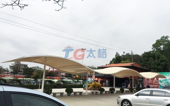 深圳觀音山景觀膜結構工程細節展示