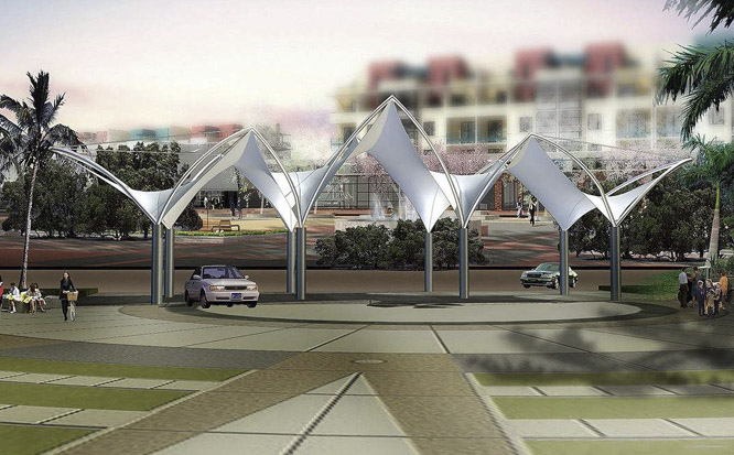 折紙?jiān)煨偷某鋈肟谀そY(jié)構(gòu)建筑