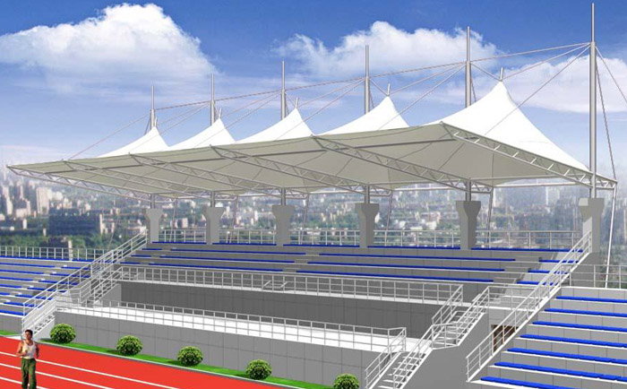 體育場的充氣膜結構看臺