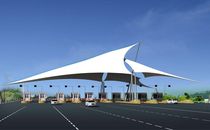膜結構收費站工程