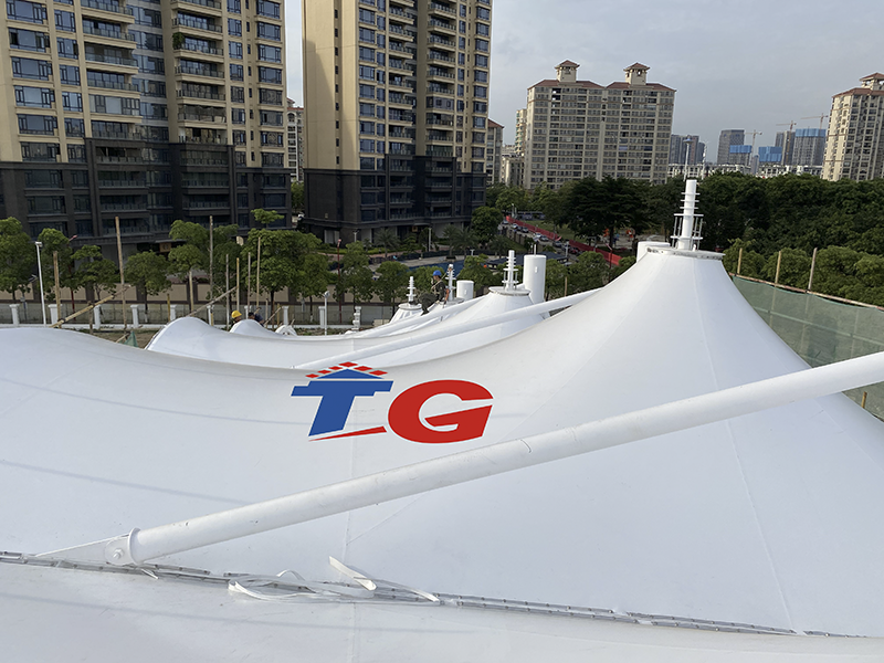 佛山樂從文化公園體育看臺膜結(jié)構(gòu)