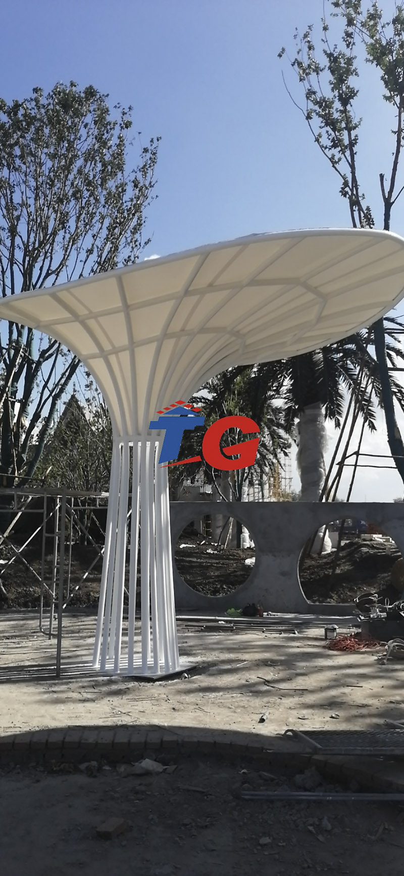 恒大陽光半島景觀膜結構工程